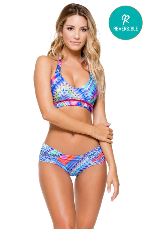 Luli Fama Star Girl Scrunch Panty Ruched Back